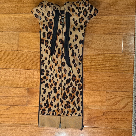 NWT Veronica Beard, leopard hoodie Dickie size 00-14 - Picture 5 of 7